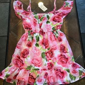 New Children’s Place Rose Print Dress